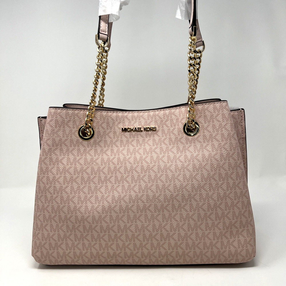 MICHAEL KORS TEAGEN LARGE LONG DROP SATCHEL SHOULDER TOTE BAG $448